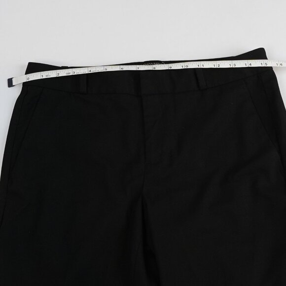 Banana Republic RYAN Straight Leg Pants Black - Size 6 - Picture 5 of 7